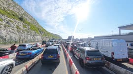 Extremely long delay and queue on port of Dover UK on 25th May Holiday weekend