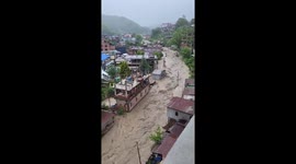 Rapid floodwater wreaks havoc in India's Manipur