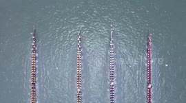 Finnish man fond of dragon boat race in China