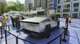 China: Consumers Experience Tesla Cybertruck at the 2024 Automotive Intelligence Conference