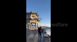 China: Breathtaking Views of Wenzhou's Mountain, A Sea of Clouds