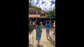 Daughter comes home after six years to surprise dad, 70, on his birthday