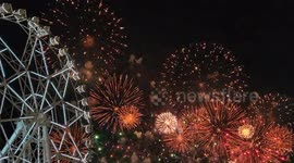 Spectacular fireworks display captivates crowds in the Philippines