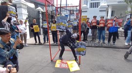 Journalist Protest against the latest draft revision of the broadcasting law by Indonesian legislatives (DPR)