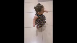 Little Girl Let's Out Her Frustration With Harsh Language