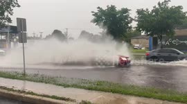 Flash Flood in Milwaukee WI, USA