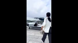 Chinese-made flying car debuts over Shenzhen's CBD