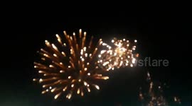 A Beautiful Fire works in the eve of Under 23 games in Peshawar Khyber Pakhtunwa Pakistan.