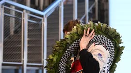 USA: Indy 500 Winner Newgarden Visits Empire State Building