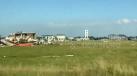 Gainesville, Texas: tornado carnage caught on camera