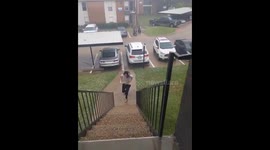 Massive hailstones highlight Texas storm