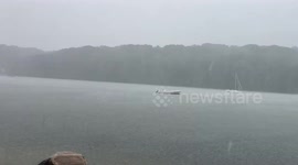 Heavy rainfall hits Bayville, New York