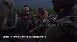 Israel: The Golani Brigade complete a series of exercises as part of its preparation for fighting in the north