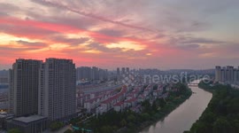 China: North-South Geographical Boundary indication Garden