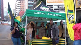 South Africa: Johannesburg residents vote at country's general elections