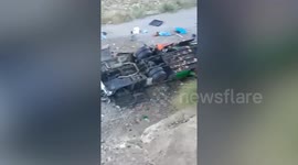 Coach crashes into ravine killing 28 passengers and injuring 20 others