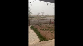 Intense hailstorm hits Lubbock, captured in video