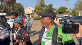 South Africa: ActionSA President Herman Mashaba speaks to media after casting his vote