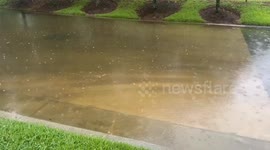 Flood in East Baton Rouge LA, USA