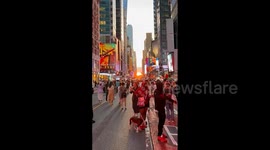 US: New Yorkers Enjoy 2024 Manhattanhenge