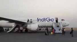 Passengers evacuated after paper with word 'bomb' on it found in plane's toilet