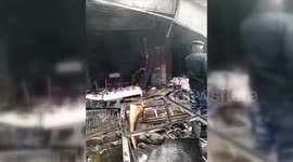 Palestine: Market in Ramallah Destroyed In Israeli Raid