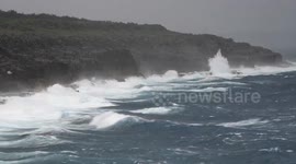 Japan: Typhoon Ewiniar Approaches Minami-Daito Island, Brings Strong Winds