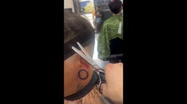 Barber accidentally snips customer's ear while cutting hair in Corona, CA