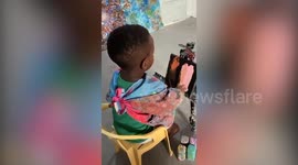 Meet the pint-size Picasso who picked up a brush at just six months old