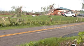 Severe Tornado Damage in Hopkins