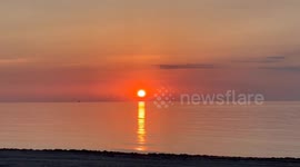 Hazy Bright Sunrise
