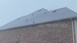 Intense Thunderstorm in Ellis, Texas