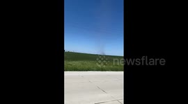 US: Double Dust Devil Spotted In Western Iowa