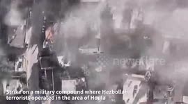 Lebanon: IDF fighter jets struck two military compounds where Hezbollah terrorists operated