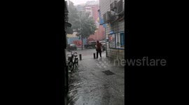 China: A Rainstorm in Qingyuan