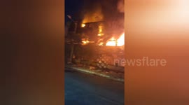 India: Fire breaks out at a cloth manufacturing unit in Gurugram's Manesar