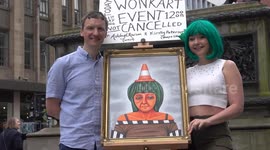 willy wonka experience portrait launch at the glasgow gallery of modern art 1