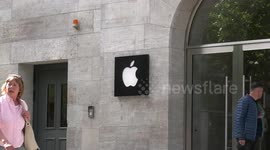 Germany: Apple Store on Kurfuerstendamm Bustling Amid Digital Markets Act Compliance