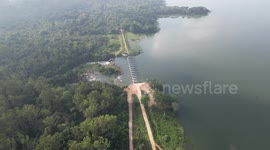 one of beautiful spill in sri lanka call piburattawa
