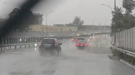 China: Rainstorm Hits Beijing