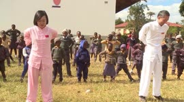 Chinese medical team, charity group bring joy to Zimbabwean children