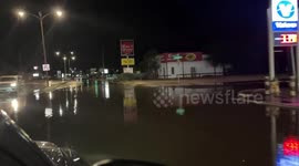 Major flooding strikes Portales, NM