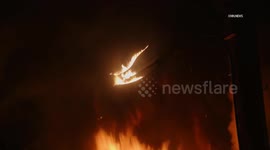 USA: Electric Auto Fire in Granada Hills, LA