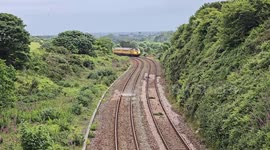 New Measurement Train checking the track in the South West between Reading & Cornwall