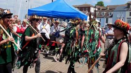 The Wessex Folk Festival held in Weymouth Dorset on a hot sunny day on June 1st 2024