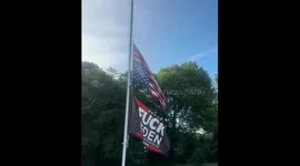 Flags at half-mast: a divisive day in American history