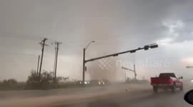 Storm chaser captures tornadoes near Midland, TX