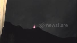 Marapi volcano spews ash and lava in Indonesia: Close-up CCTV offers stunning view
