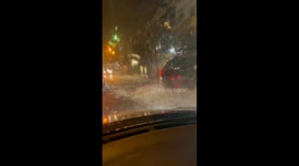 Wild Weather in Sydney’s Bondi Beach with recent heavy rains