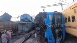 Two Loco Pilots injured after engine hits Passenger train on Northern India